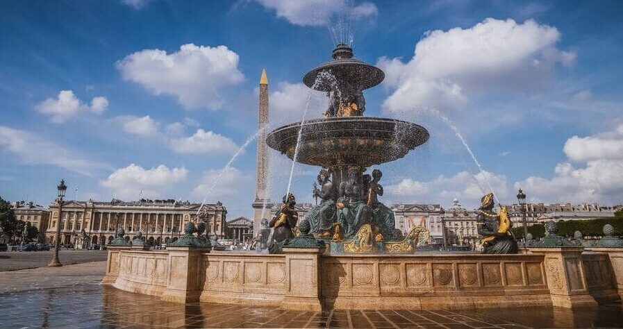 площадь согласия, париж из Уфы, доплайн